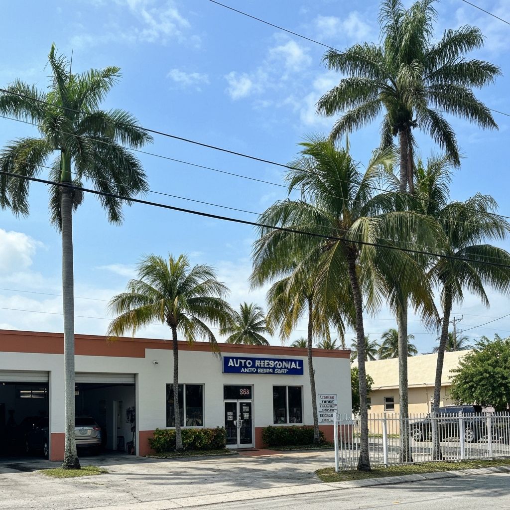 Ginacho's Auto Miami Customs shop exterior